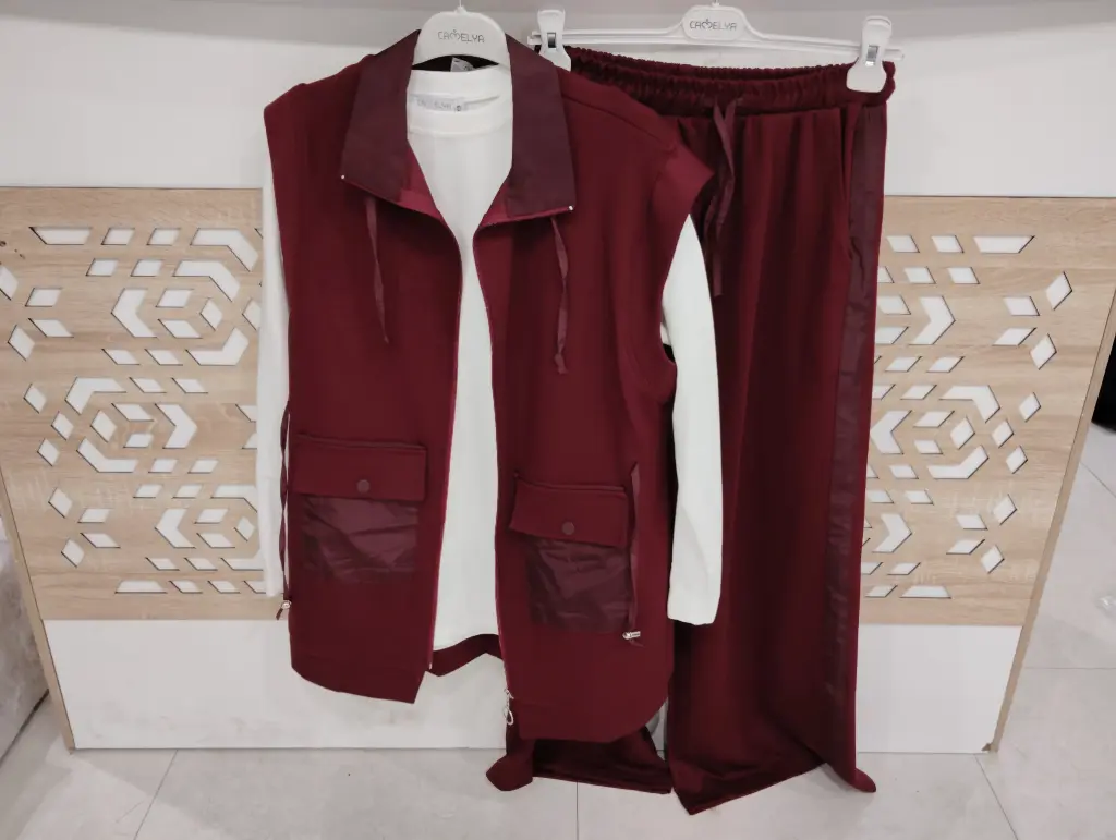 Three Piece Set - Maroon