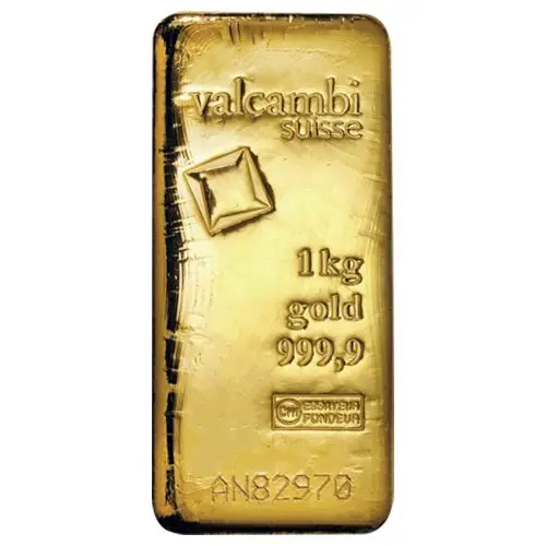 GOLD BAR 1 kg (999.9 VALCAMBI BAR)
